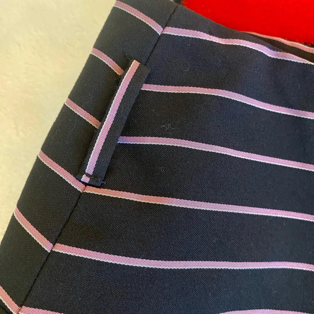 Y2K Bebe black and pink pinstripe skirt - Picture 6 of 9